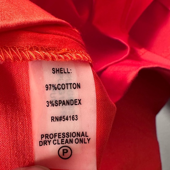 Nwt Marvin richards orange ruffled size 10 dress - Picture 9 of 13